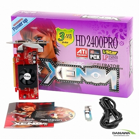 이엠텍 XENON 라데온 HD 2400Pro VStar 파워업 256MB LP_이미지