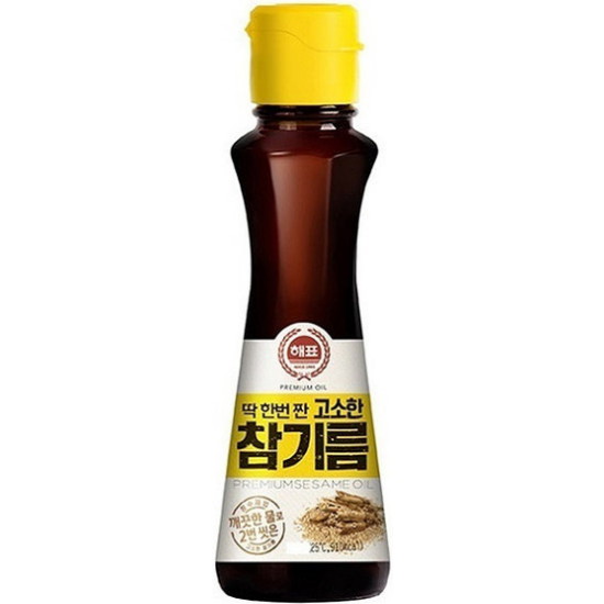 사조대림 해표 고소한 참기름 55ml (1개)_이미지