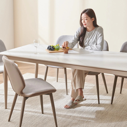 서광퍼니처 몬테 세라믹 식탁 1300 (의자별도)_이미지