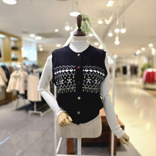 멜로디가든 M25WCV105_큐티컬러단추조끼