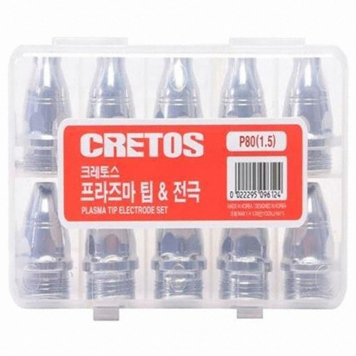 크레토스 프라즈마 팁 전극 P-80 1.5mm 10개_이미지