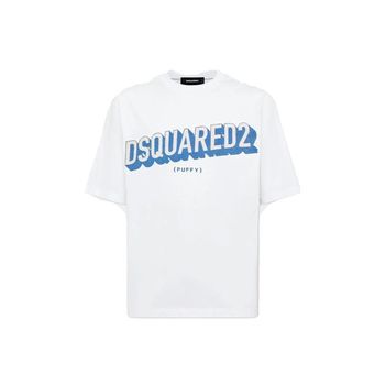 디스퀘어드2 반팔 티셔츠 화이트 147039190_이미지