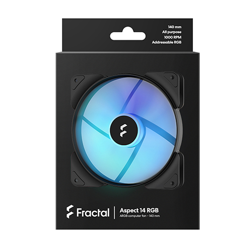 Fractal Design Aspect 14 RGB (블랙)_이미지