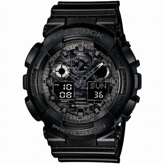 G-SHOCK 빅페이스 GA-100CF-1A_이미지