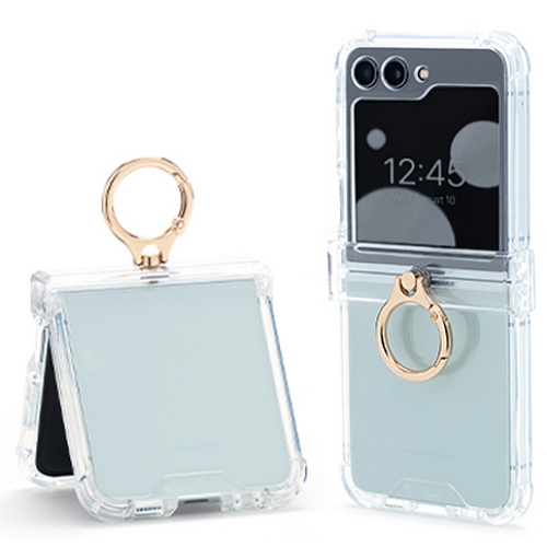 갤럭시Z 플립5 엘디엑크스 투명 풀커버 케이스_이미지