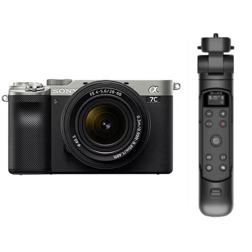 SONY 알파 A7C 렌즈세트 (28-60mm F4-5.6, 아이리버 무선슈팅그립)_이미지
