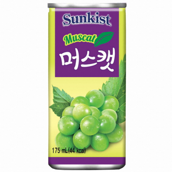 해태htb 썬키스트 머스캣 드링크 175ml (60개)_이미지