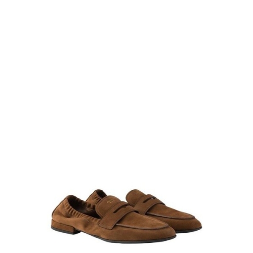 프라다 여성 로퍼 Shuffle Nubuck Leather 402091 슬립온 구두 단화 캐주얼화