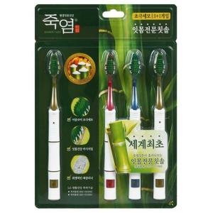 죽염 잇몸전문 초극세모 칫솔 (4개)_이미지