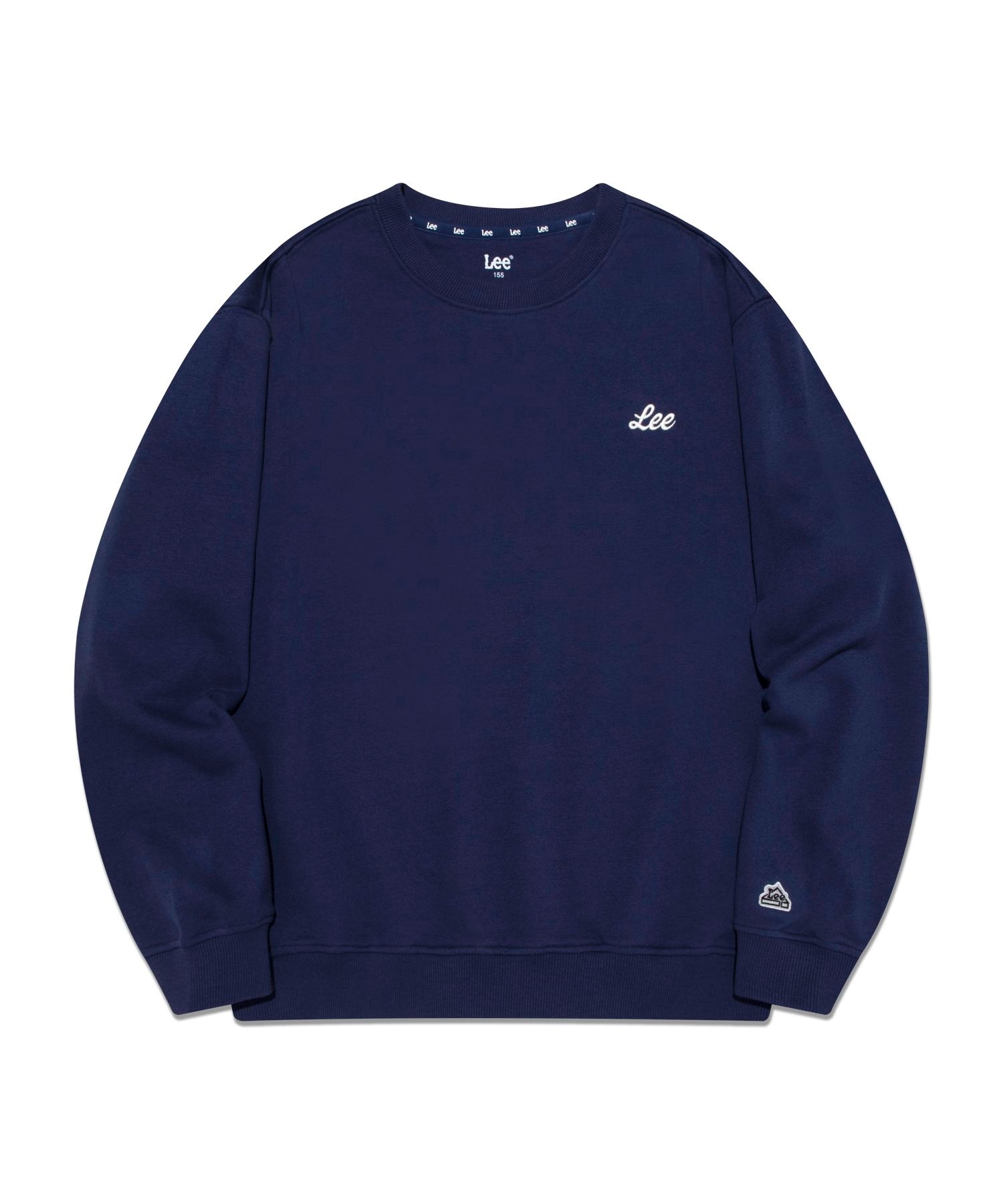 리키즈 백 키즈 숄더 라인 포인트 스웨트셔츠 블루 LK2501CR04BL