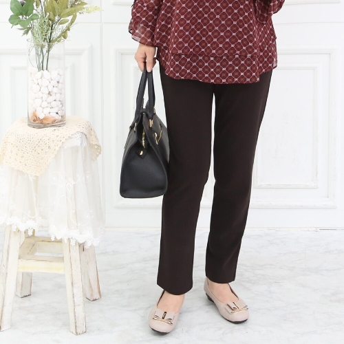 모슬린 엄마옷 포켓 스톤 일자 팬츠 RTY613320 중년여성/50대/60대/70대/마담/빅사이즈/할머니옷/여자_이미지