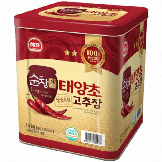 해표 순창궁 태양초 고추장 14kg (2개)_이미지