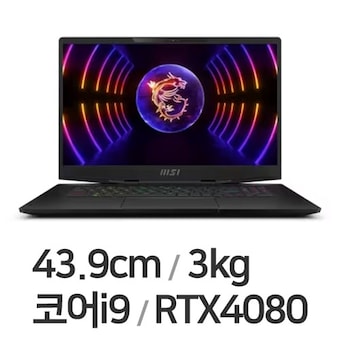 MSI Stealth 17 Studio A13VH-i9 <b>4K</b> Mini LED W11 64GB램