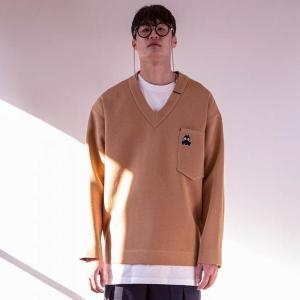  마스 THIRD 2WAYS LINE II V넥_베이지 S9331027