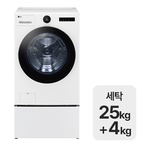 LG전자 트롬 오브제컬렉션 트윈워시 FX25WSQX이미지입니다. 누르면 해당 게시물로 새창이동합니다.