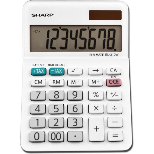 EL310WB 미니 데스크탑 계산기 8자리 LCD