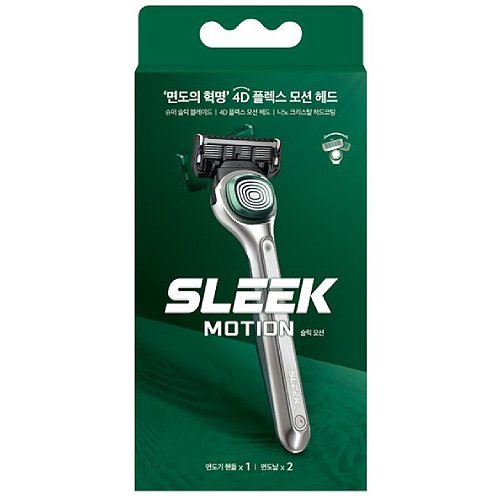 도루코 슬릭 모션 + 면도날 (면도기2개+날2개)_이미지