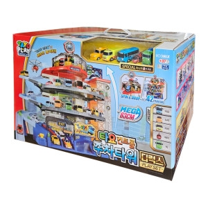 아이코닉스 타요 컨트롤 주차타워 디럭스 플레이세트_이미지