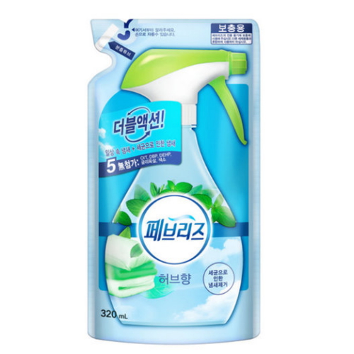 페브리즈 허브향 리필 320ml (10개)_이미지