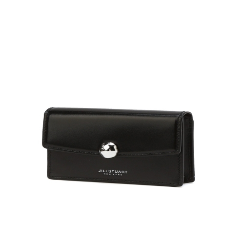 질스튜어트 블랙 단색 소가죽 명함 카드지갑 JAWA4F720BK_이미지