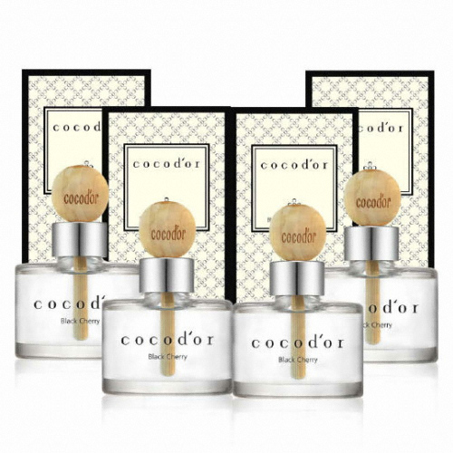 헬스투데이 코코도르 차량용 우드볼 디퓨저 50ml (4개)_이미지