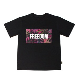 츄바스코 M. T-shirt. Weed PP Black M17106_이미지
