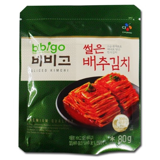 비비고 썰은 배추김치 80g (1개)