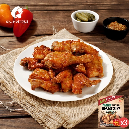 마니커에프앤지 바사삭치킨한마리 550g 3봉_이미지
