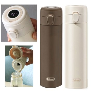 에디슨 LED 온도표시 보온병/보온보냉텀블러500ml_이미지