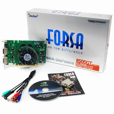 FORSA 지포스 8500GT 엘리사 NV PRO DDR3 256MB 잘만_이미지