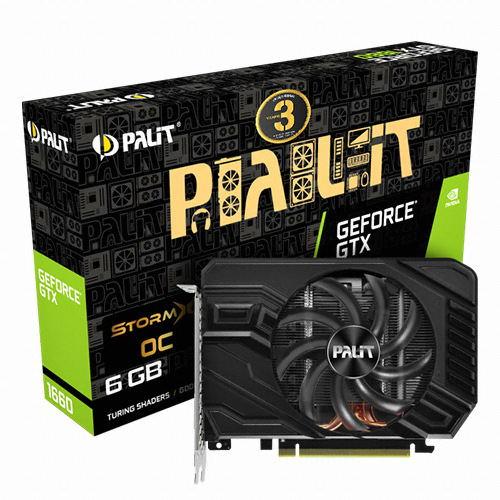 PALIT 지포스 GTX 1660 STORM X OC D5 6GB