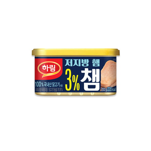 하림 3%저지방 닭가슴살햄 챔 200g