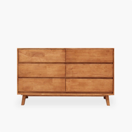 엠하우스 미네뜨 원목 3단 와이드 서랍장 1200_이미지