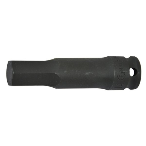  지니어스 임팩트 육각비트소켓 1/2SQx6mm-76L 2004408