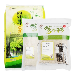  쌀집총각 대나무향미 백미 10kg + 백미 5kg + 찰보리 5kg