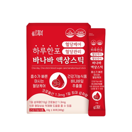 고철남헬스케어 하루한포 바나바 액상스틱 30포