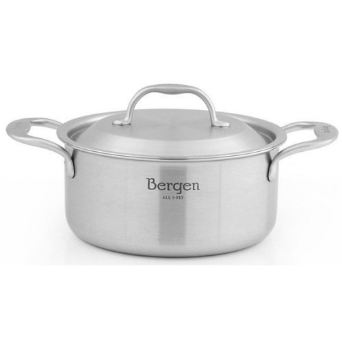 한일스텐레스 베르겐 통5중 양수냄비 (18cm)_이미지
