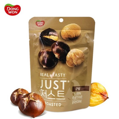 저스트 군밤 45gx5봉/밤/맛밤/간식/안주 45g 5개