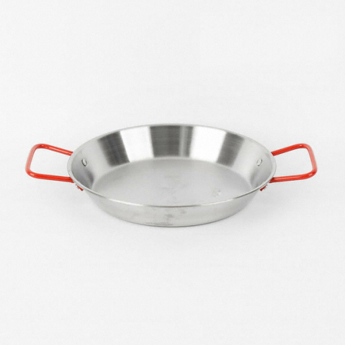 로메이키친 무광스텐식기 레드 빠에야팬 (24cm)_이미지