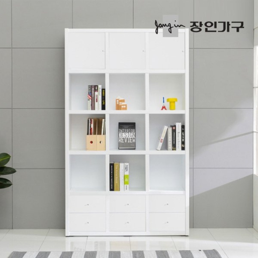 델보 5단 콤비 책장B 1200