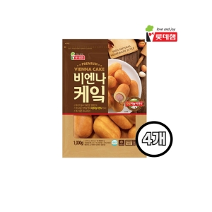 롯데햄 비엔나 케익 1kg (4개)