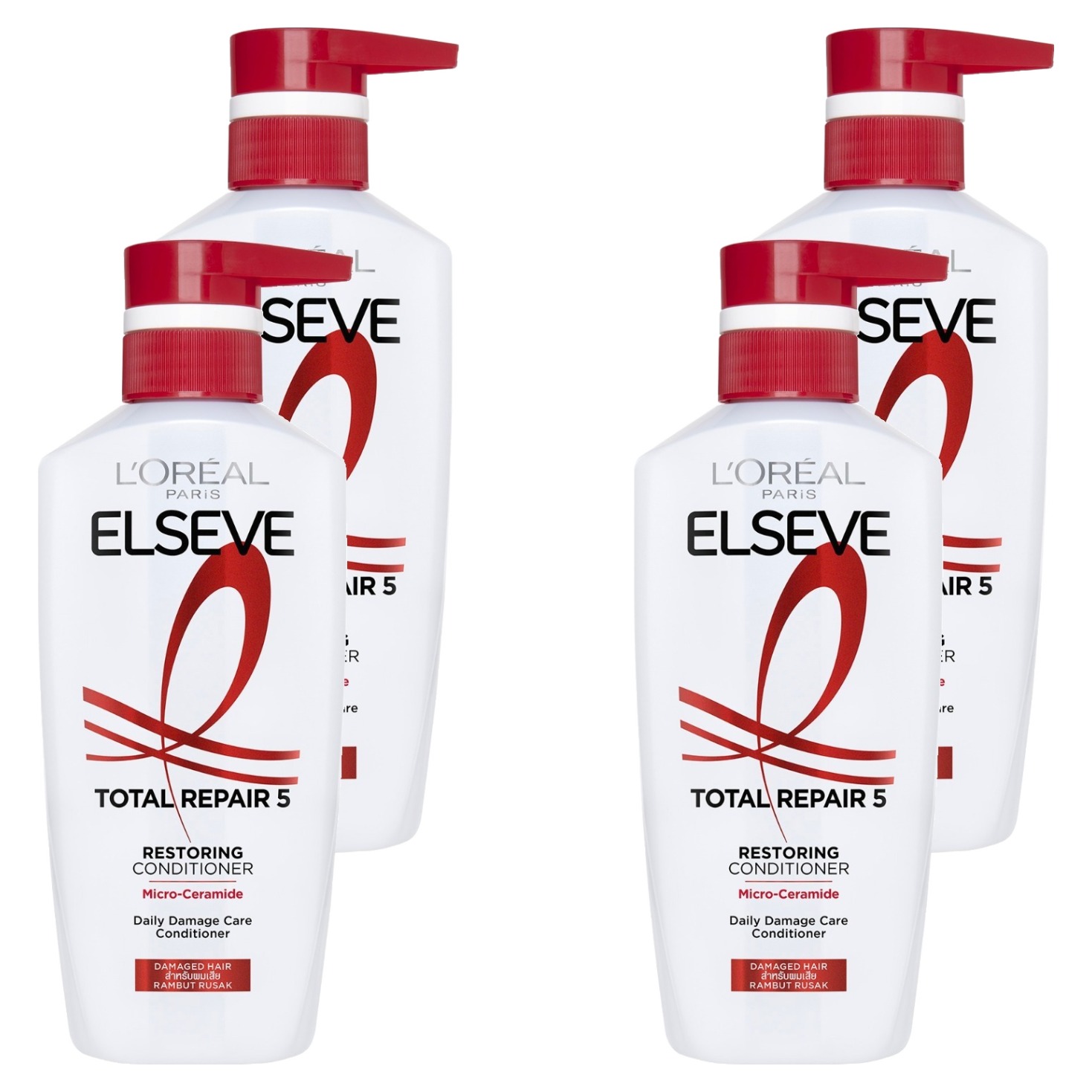 엘라스틴 엘세브 토탈 리페어 5 컨디셔너 375ml (4개)_이미지