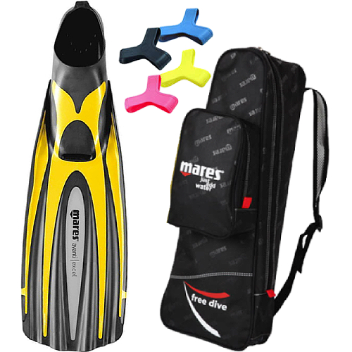 마레스 아반티엑셀 핀+크루즈가방+핀서포트 세트 YEL