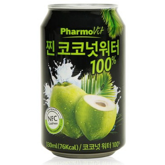파모빗 찐 코코넛워터 100% 330ml (24개)_이미지