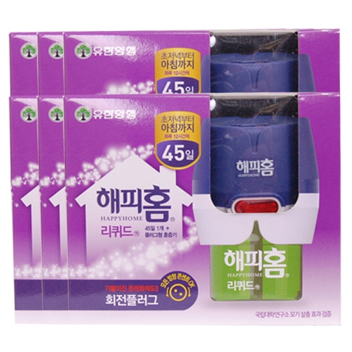 리퀴드 플러그형 훈증기 + 리필 45일 x 6개
