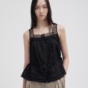 대현 쥬크 여성 레이스 포인트 나시 블라우스_Z252MSC027