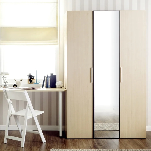 한샘 샘베딩 베이직 행거형 거울옷장세트 1200_이미지