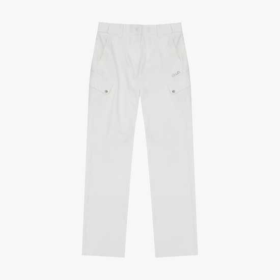 드루 허리조절 일자핏 팬츠 DF41PT02_WT_이미지