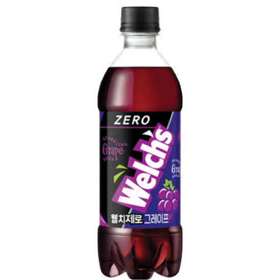 농심 웰치 제로 그레이프 500ml