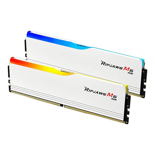G.SKILL DDR5-5600 CL30 RIPJAWS M5 RGB 화이트 패키지 (64GB(32Gx2))_이미지